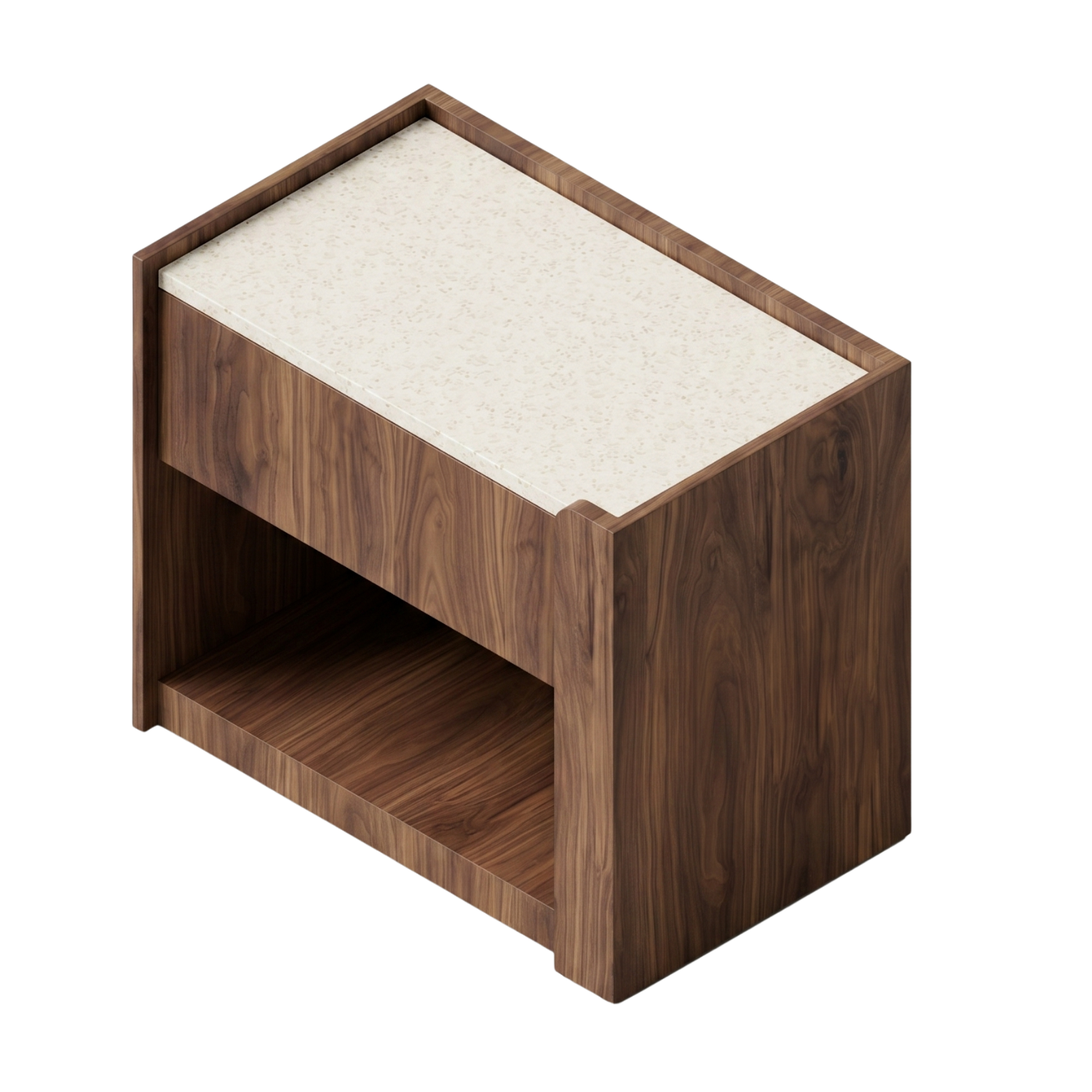 Tab Đầu Giường Ngăn Hở - Family Revit - Ảnh 2