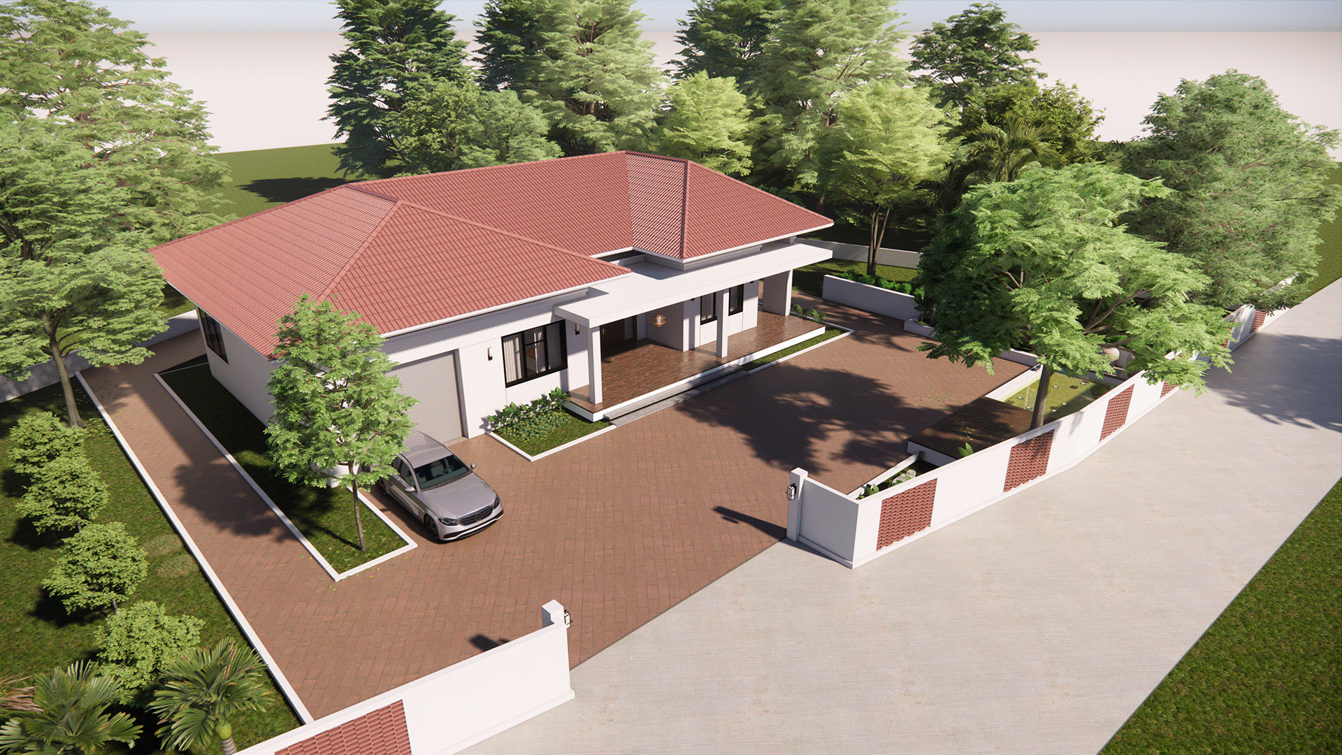 Nhà Vườn 1 Tầng 0068 - Project Revit